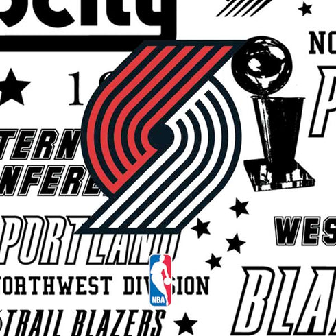 NBA Portland Trail Blazers Historic Blast Moto E5 Play Skin