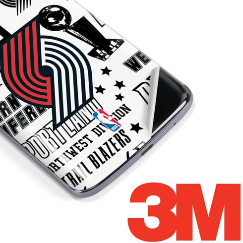 NBA Portland Trail Blazers Historic Blast Moto E5 Plus Skin