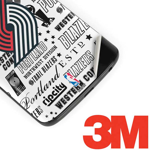 NBA Portland Trail Blazers Historic Blast Moto G6 Skin