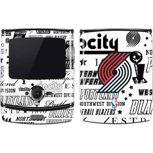 NBA Portland Trail Blazers Historic Blast Motorola RAZR Skin