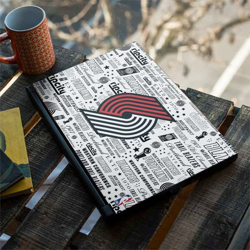 NBA Portland Trail Blazers Historic Blast MSI GS65 Stealth Laptop Skin