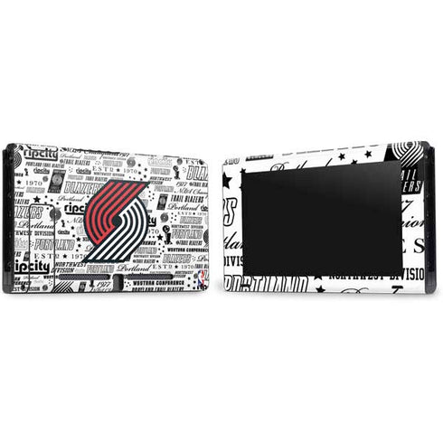 NBA Portland Trail Blazers Historic Blast Nintendo Switch Bundle Skin