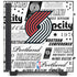 NBA Portland Trail Blazers Historic Blast NZXT H510 Compact ATX Mid-Tower Case Skin
