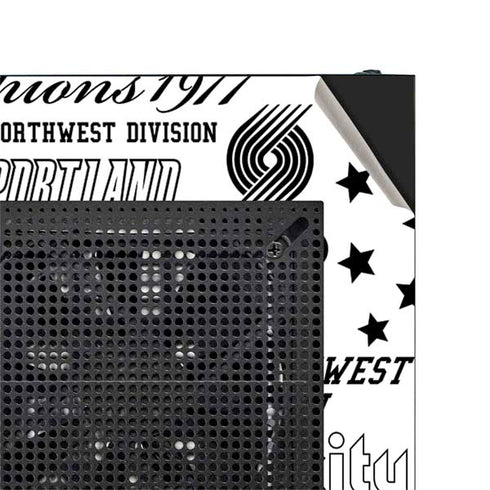 NBA Portland Trail Blazers Historic Blast NZXT H510 Compact ATX Mid-Tower Case Skin