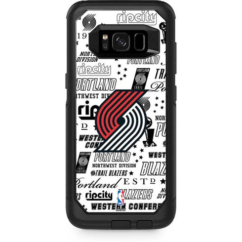 NBA Portland Trail Blazers Historic Blast Otterbox Commuter Galaxy Skin