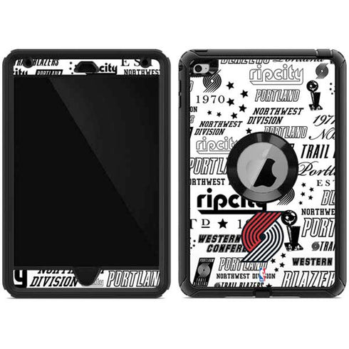 NBA Portland Trail Blazers Historic Blast Otterbox Defender iPad Skin