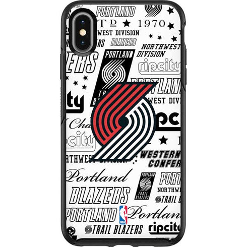 NBA Portland Trail Blazers Historic Blast Otterbox Symmetry iPhone Skin