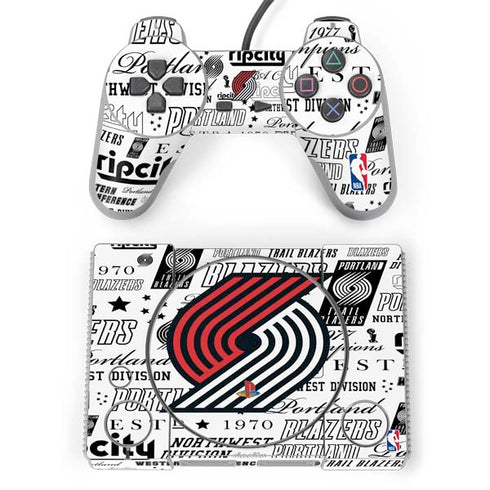 NBA Portland Trail Blazers Historic Blast PlayStation Classic Bundle Skin