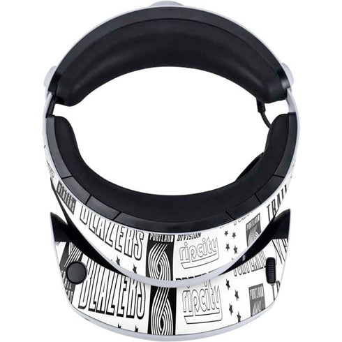 NBA Portland Trail Blazers Historic Blast PlayStation VR2 Skin