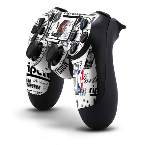 NBA Portland Trail Blazers Historic Blast PS4 Controller Skin
