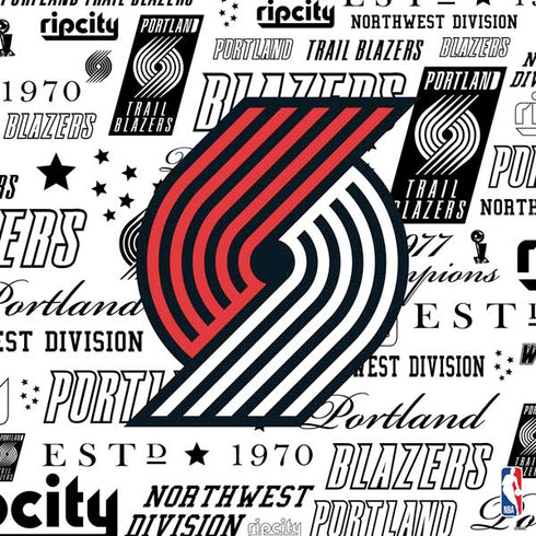 NBA Portland Trail Blazers Historic Blast PS4 Controller Skin