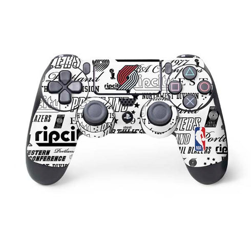 NBA Portland Trail Blazers Historic Blast PS4 Controller Skin