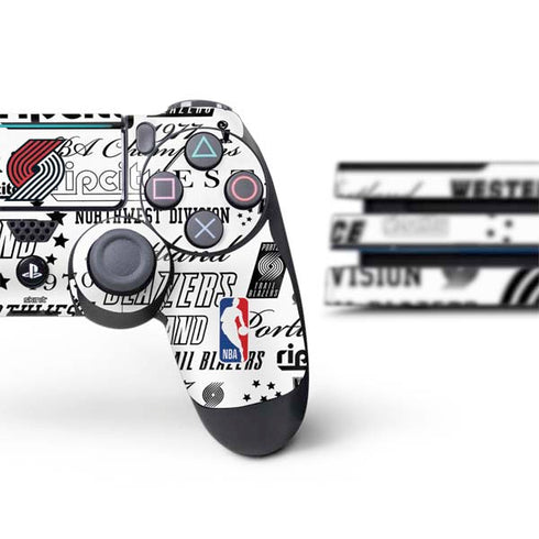 NBA Portland Trail Blazers Historic Blast PS4 Pro Bundle Skin