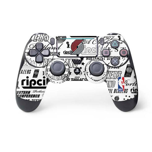 NBA Portland Trail Blazers Historic Blast PS4 Pro/Slim Controller Skin