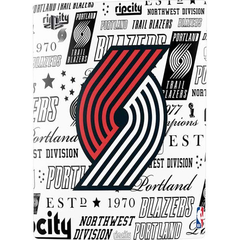 NBA Portland Trail Blazers Historic Blast PS5 Console Skin