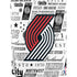 NBA Portland Trail Blazers Historic Blast PS5 Console Skin