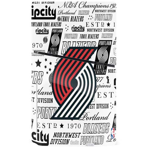NBA Portland Trail Blazers Historic Blast PS5 Slim Disk Bundle Skin