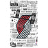 NBA Portland Trail Blazers Historic Blast PS5 Slim Disk Bundle Skin
