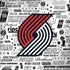 NBA Portland Trail Blazers Historic Blast Surface Book 2 13.5in Skin