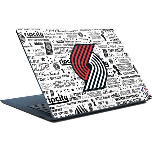 NBA Portland Trail Blazers Historic Blast Surface Laptop Skin