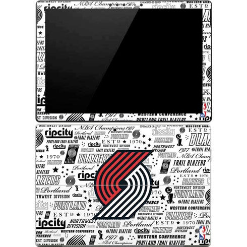 NBA Portland Trail Blazers Historic Blast Surface Pro 4 Skin