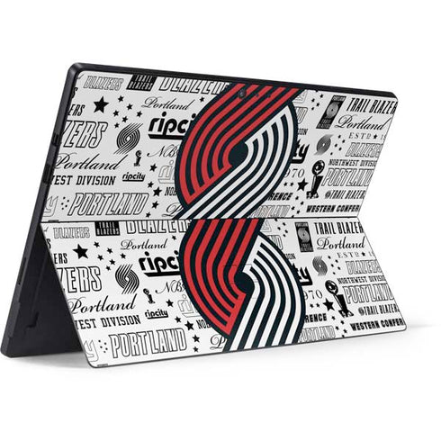 NBA Portland Trail Blazers Historic Blast Surface Pro 6 Skin