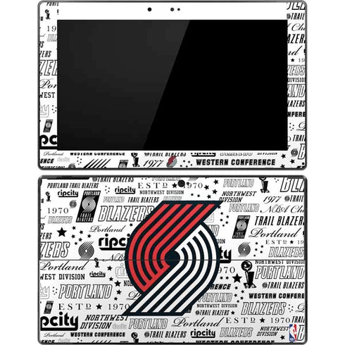 NBA Portland Trail Blazers Historic Blast Surface Pro Tablet Skin