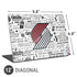 NBA Portland Trail Blazers Historic Blast Universal Laptop 12in (9.8 x 6.8in) Skin