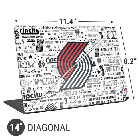 NBA Portland Trail Blazers Historic Blast Universal Laptop 14in (11.4 x 8.2in) Skin