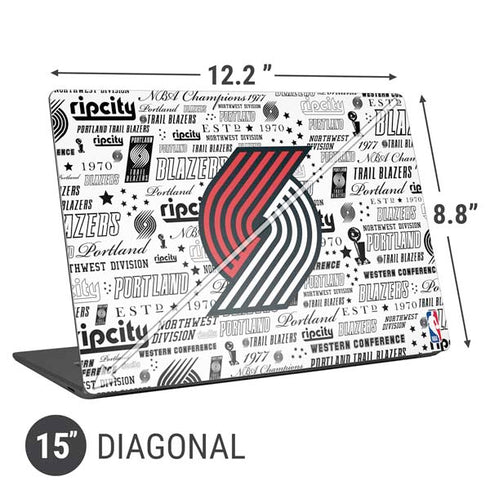 NBA Portland Trail Blazers Historic Blast Universal Laptop 15in (12.2 x 8.8in) Skin