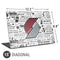 NBA Portland Trail Blazers Historic Blast Universal Laptop 15in (12.2 x 8.8in) Skin