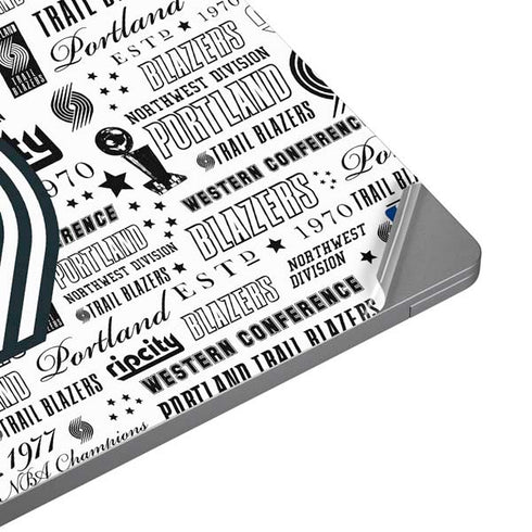 NBA Portland Trail Blazers Historic Blast Universal Laptop 18in (14.6 x 10.6in) Skin