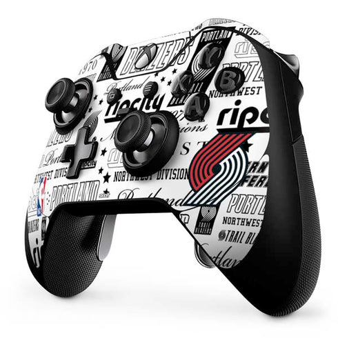 NBA Portland Trail Blazers Historic Blast Xbox One Elite Controller Skin