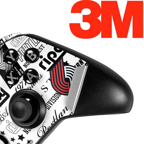 NBA Portland Trail Blazers Historic Blast Xbox One Elite Controller Skin