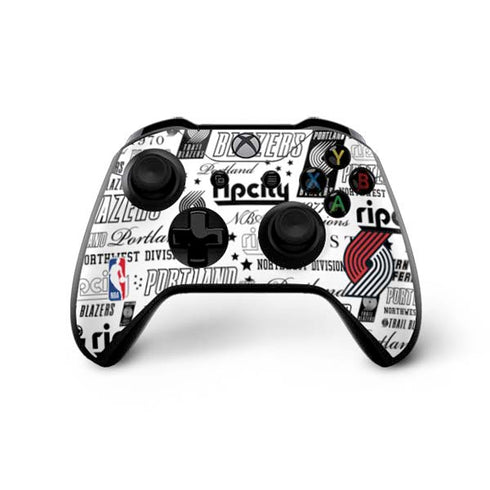 NBA Portland Trail Blazers Historic Blast Xbox One X Bundle Skin