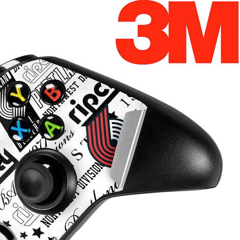 NBA Portland Trail Blazers Historic Blast Xbox One X Controller Skin