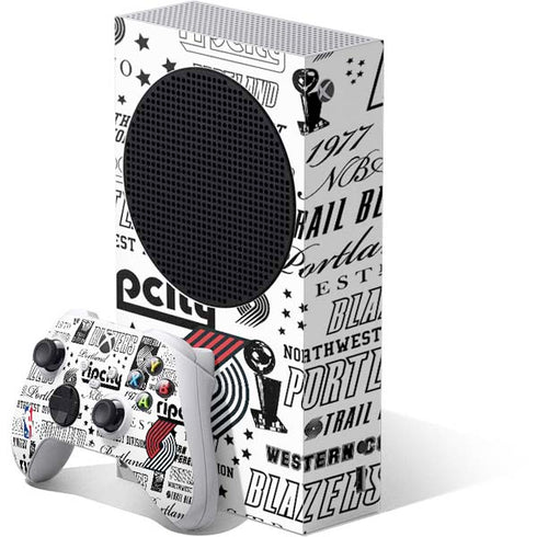 NBA Portland Trail Blazers Historic Blast Xbox Series S Skins