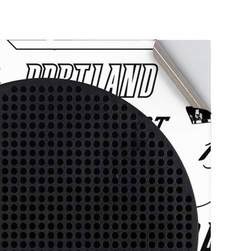 NBA Portland Trail Blazers Historic Blast Xbox Series S Console Skin