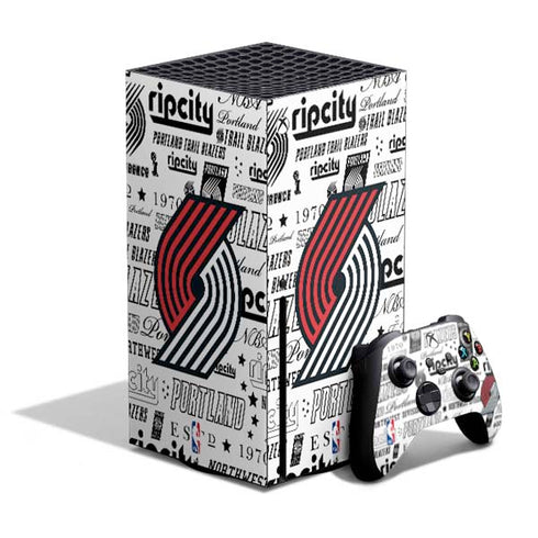 NBA Portland Trail Blazers Historic Blast Xbox Series X Bundle Skin
