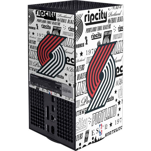 NBA Portland Trail Blazers Historic Blast Xbox Series X Bundle Skin