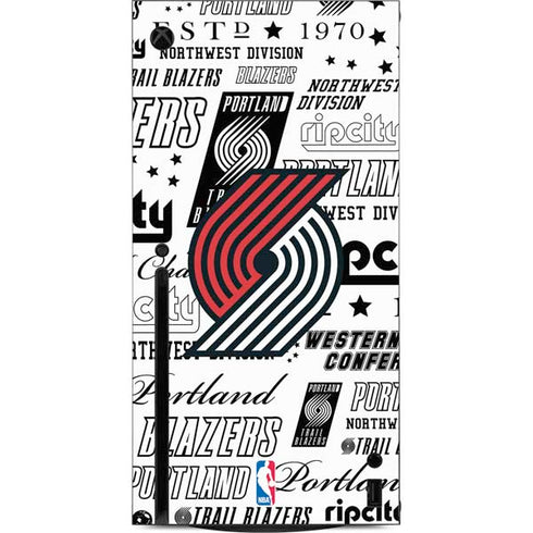 NBA Portland Trail Blazers Historic Blast Xbox Series X Console Skin
