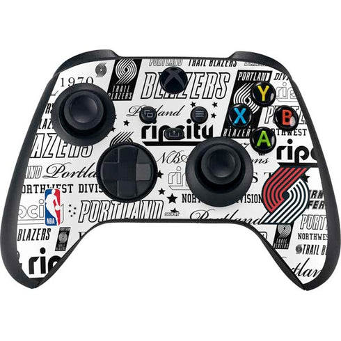 NBA Portland Trail Blazers Historic Blast Xbox Series X Controller Skin