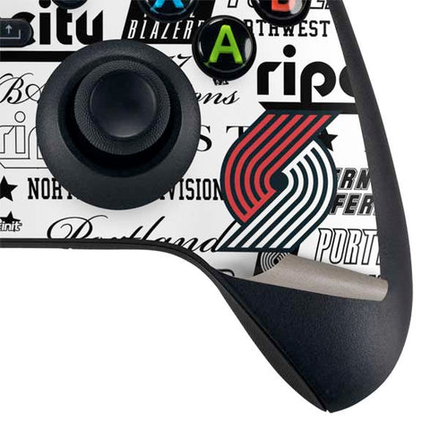 NBA Portland Trail Blazers Historic Blast Xbox Series X Controller Skin