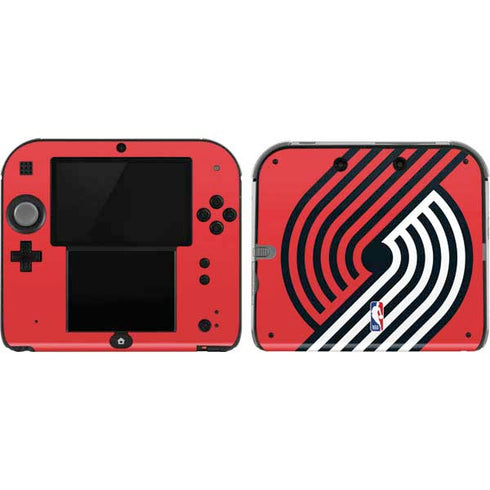 NBA Portland Trail Blazers Large Logo Nintendo 2DS Skin