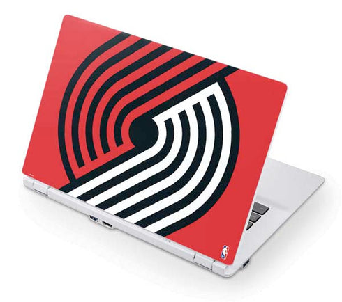 NBA Portland Trail Blazers Large Logo Acer Chromebook Skin
