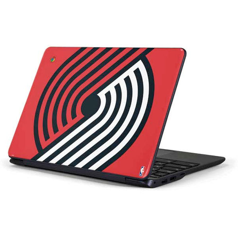 NBA Portland Trail Blazers Large Logo Samsung Chromebook Skin