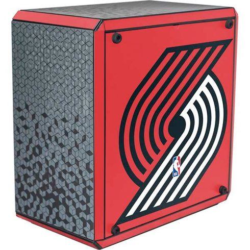 NBA Portland Trail Blazers Large Logo Cooler Master MasterBox Q300L Mini Tower Skin