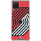 NBA Portland Trail Blazers Large Logo Galaxy A12 Clear Case