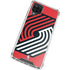 NBA Portland Trail Blazers Large Logo Galaxy A12 Clear Case