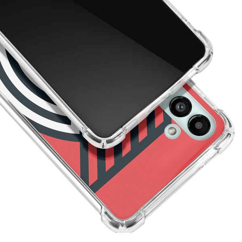 NBA Portland Trail Blazers Large Logo Galaxy A13 5G Clear Case